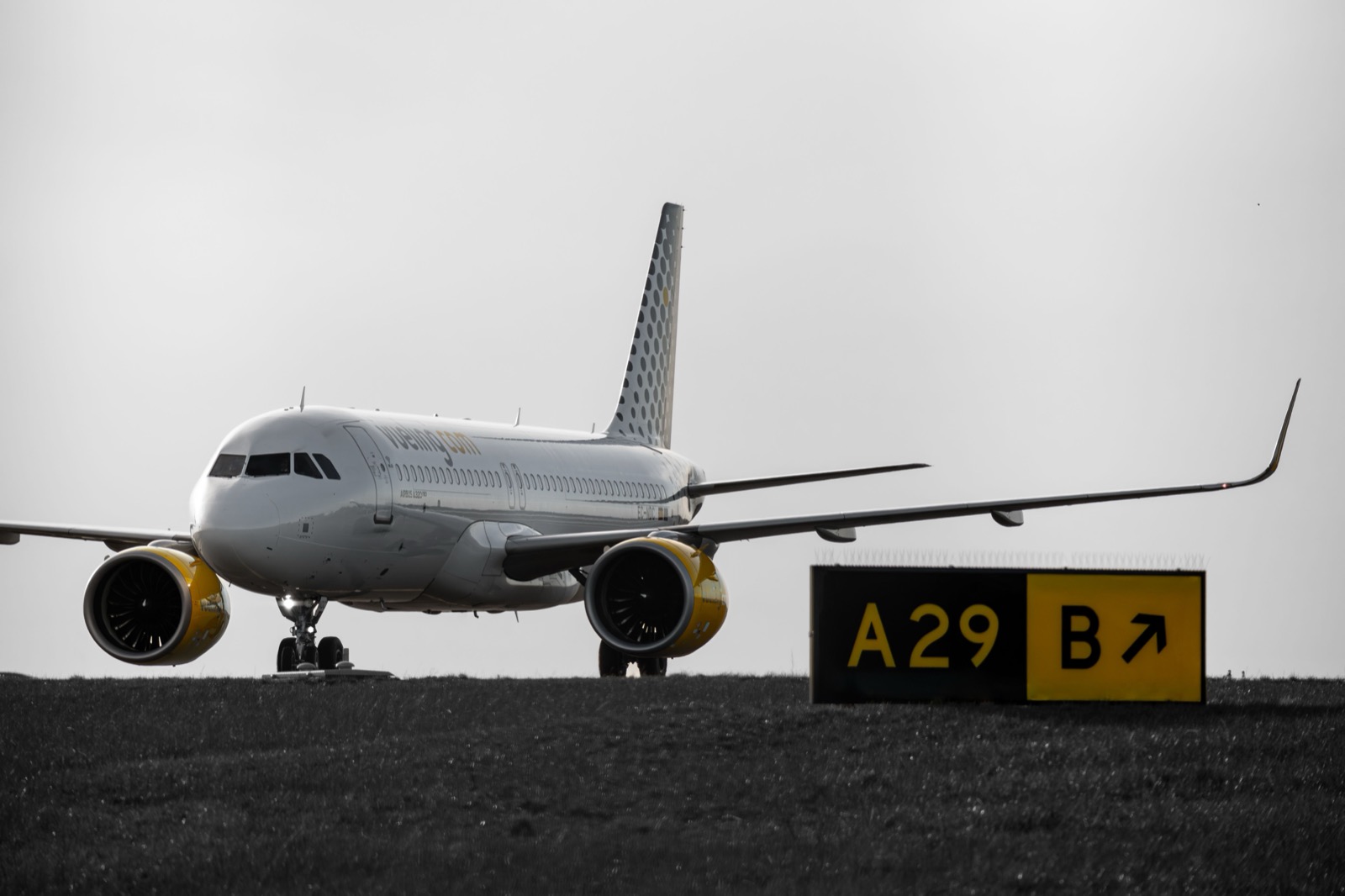 Aircraft on tarmac